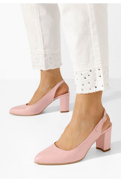 B T Shoes Pantofi Slingback Corusa Roz