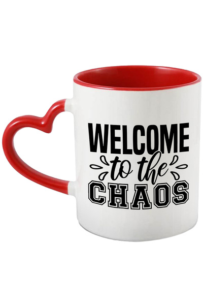 StoryGift Romania Cana Cu Mesajul In Engleza "welcome To The Chaos" - Bun-ven...