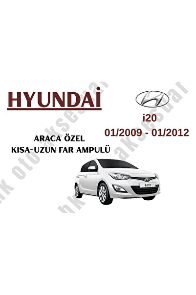 Varta Hyundai i20 01/2009 - 01/2012 Araca Özel Kısa Uzun Far Ampulü h4
