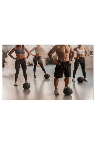 StoryGift Romania Tablou Canvas: Exercitii La Sala - Fitness In Grup