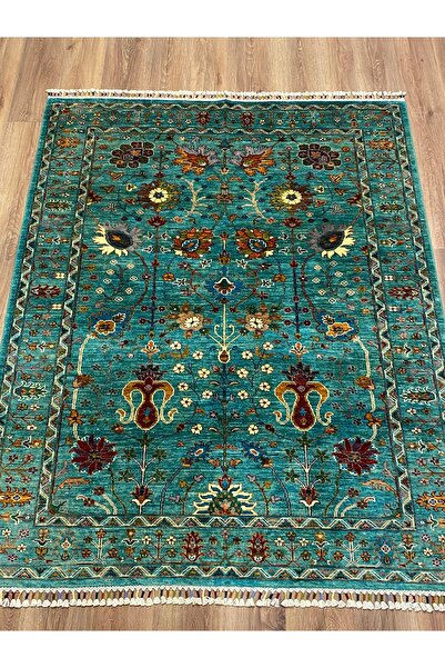 fethiyehalıkilim El Dokuma Afgan Sultani Halısı –%100 Yün %100 El Dokuma Natu...