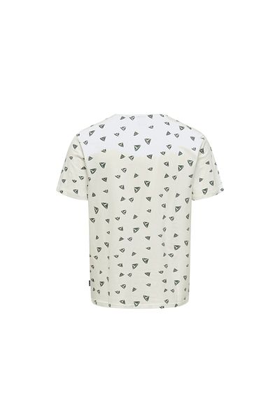 ONLY Men's T-Shirt Crew Neck Patterned 22028732