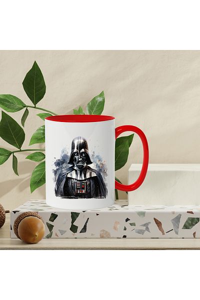 StoryGift Romania Darth Vader Mug, Illustration, Star Wars, Character, Movie Lovers, With,STG