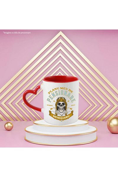 StoryGift Romania Mug with Human Skull Skeletons With Protective Hat Motor Passion Hobby Text Pl, Cu,STG