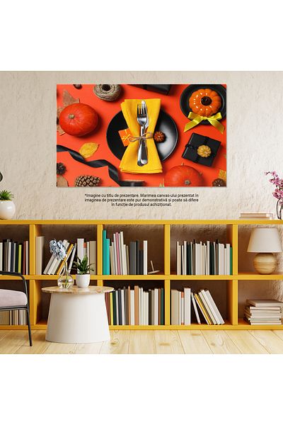 StoryGift Romania Tablou Canvas - Halloween Si Delicii: Decorarea Pentru Sarbatori In Stil De Halloween