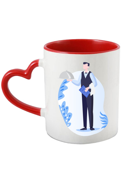 StoryGift Romania Cana Cu Ospatar, Meniu, Servicii, Clos, Multicolor 330 Ml, ...