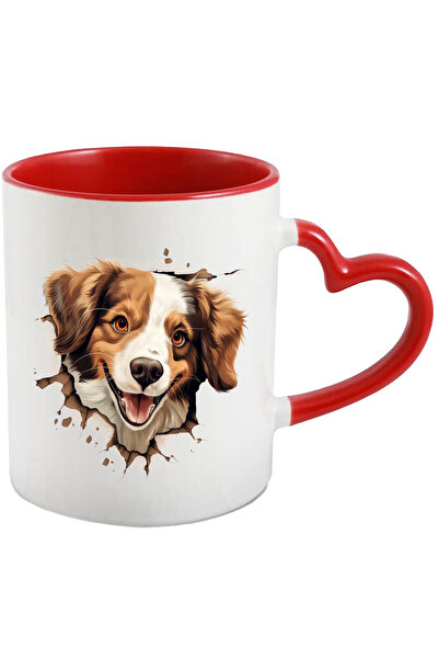 StoryGift Romania Cana Cu Un Caine Care Scoate Capul Printr-o Gaura In Perete...