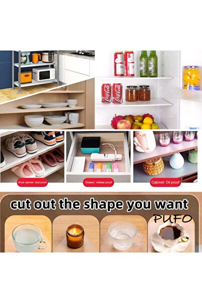 PUFO Transparent Caro protection for tables, furniture, drawers, 45 x 100 cm