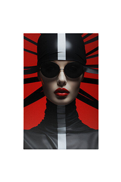 StoryGift Romania Tablou Canvas: Portret De Femeie Stilizata Si Futurista - S...