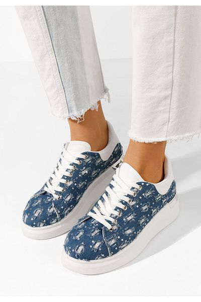 B T Shoes Sneakers Cu Platformă Tanida Denim