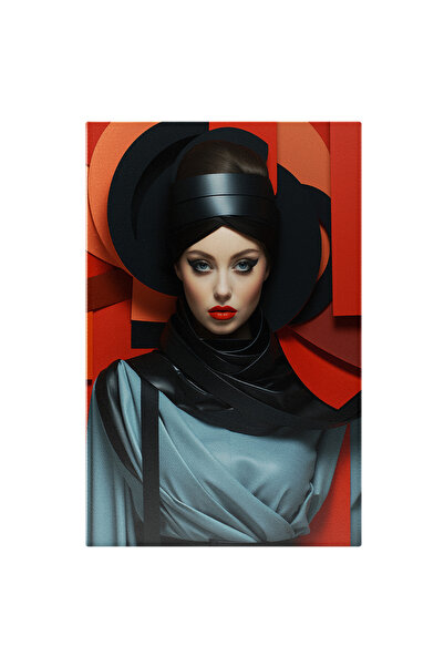 StoryGift Romania Tablou Canvas: Femeie Cu Vestimentatie Moderna - Fashion Pi...