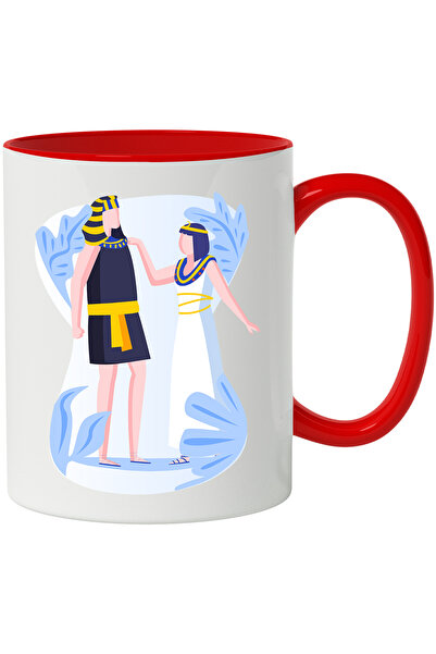 StoryGift Romania Cana Cu Egipteni, Antichitate, Faraon, Multicolor 330 Ml, C...