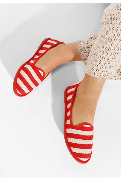 B T Shoes Dorika Women's Red Espadrilles