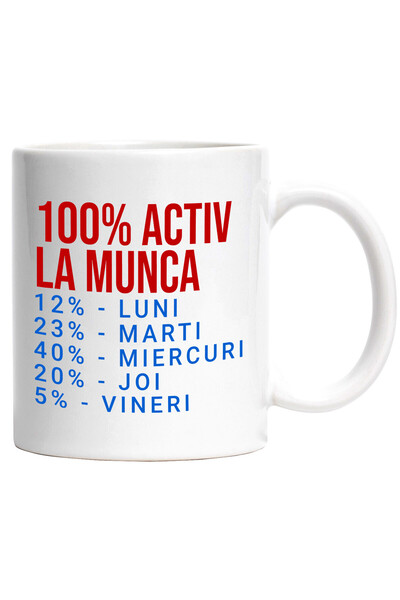 StoryGift Romania Cana Cu Iubitorii De Glume Procentaj Activitate Munca Pe Zi...