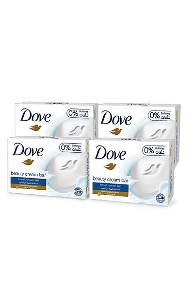 Dove White Beauty Cream Bar Value Pack 4 x 160 g