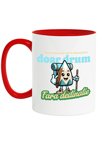 StoryGift Romania Cana Doar Drum Fara Destinatii Calator In Lume, 330ml, Cera...