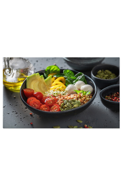 StoryGift Romania Tablou Canvas Salata Sanatoasa Cu Grau Sarac In Carbohidrat...