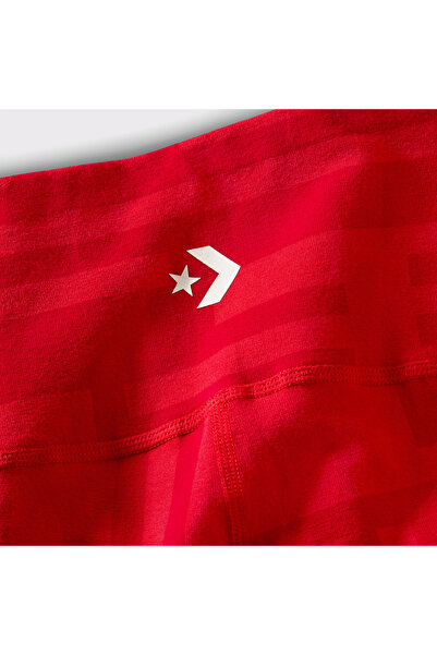 Converse x LFC Desenli Kadın Kırmızı Tayt