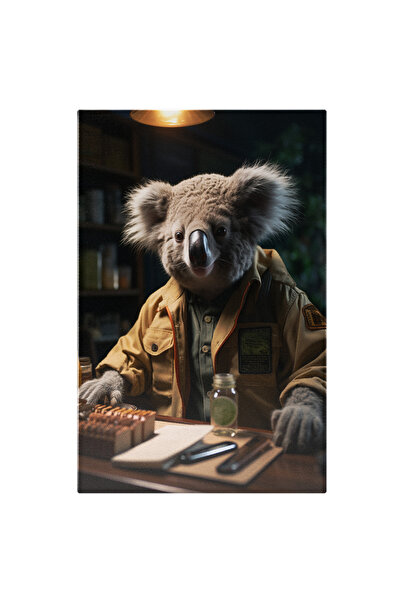 StoryGift Romania Tablou Canvas: Declarația Ursului Coala Animal Sălbatic Cap...