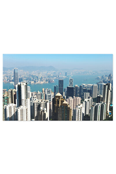 StoryGift Romania Tablou Canvas Peisaj Urban Al Orasului Hong Kong O Vedere I...