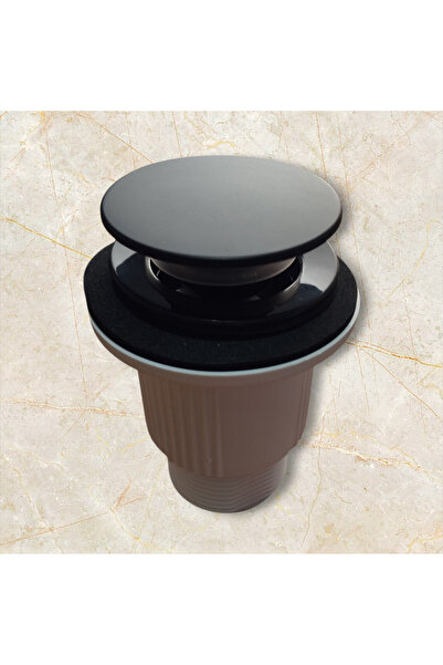 Tema pop-up waste siyah renk lavabo evye sifonu körüklü ac kapa