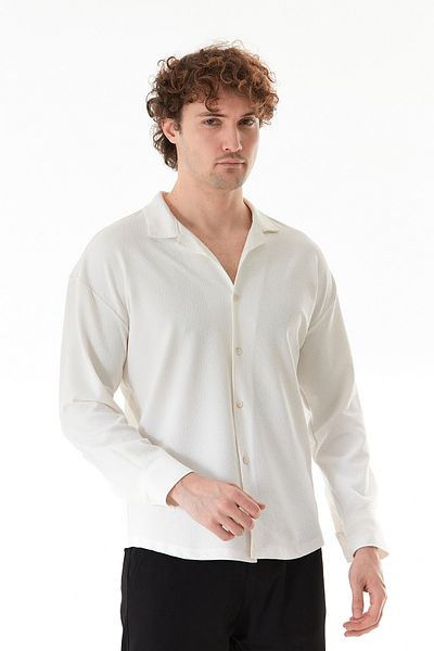 Fulla Moda Πουκάμισο Basic Lycra με κουμπιά