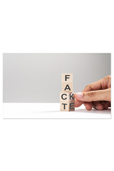 StoryGift Romania Tablou Canvas Conceptul De Fapt Sau Fals Fals, Stiri, Adeva...