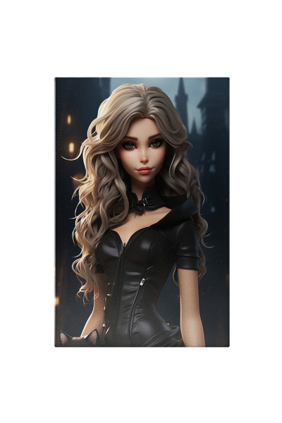 StoryGift Romania Tablou Canvas: Fata Vampir Blond, Lucrari De Arta, Accesori...