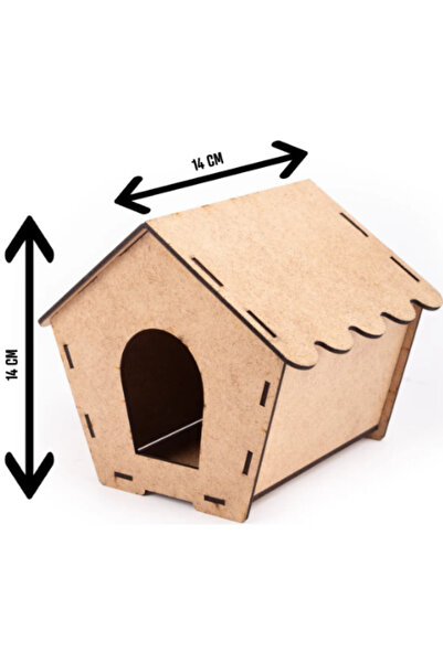 İntelliGames Wooden Toy Birdhouse and House Painting Kit, Wooden Painting House, Wooden Toy Puzzle Birdhouse