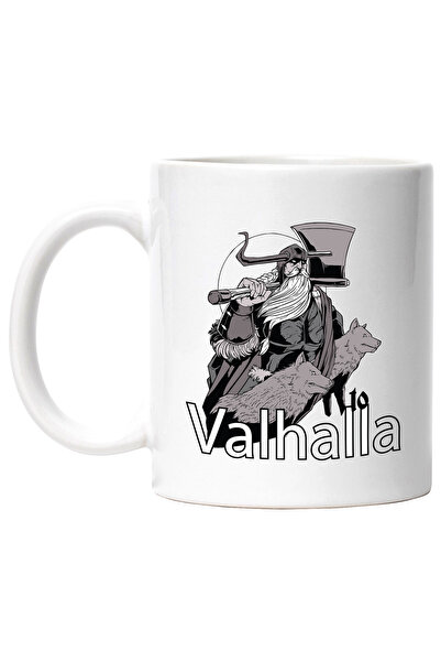 StoryGift Romania Cana Cu Mesaj Balhalla, Lupi, Topor, Odin, Zeu, Nordic, Mul...