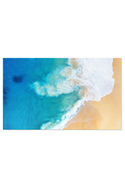 StoryGift Romania Tablou Canvas Linia Coastei Cu Stanci Aerial, Plaja, Var, O...