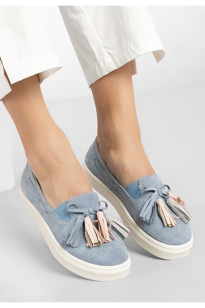 B T Shoes Espadrile Dama Graziela Albastre