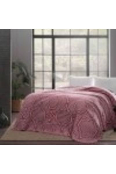 Taç Mixed Fiber and Cotton Blanket 200x220cm, TAC, Evana Pembe
