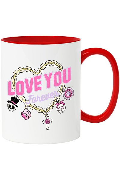 StoryGift Romania Mug with the message "Love you forever", forever, love, Valentine's Day, and, With, STG