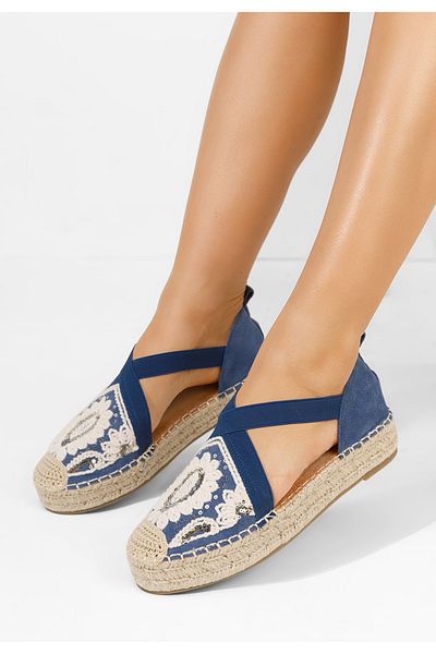 B T Shoes Espadrile Dama Donalda Albastre