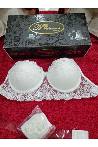 Lüx Wood gelinler için set sutyen takim