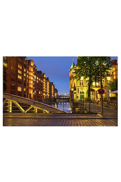 StoryGift Romania Tablou Canvas Parte Din Speicherstadt Hamburg Arhitectura, ...