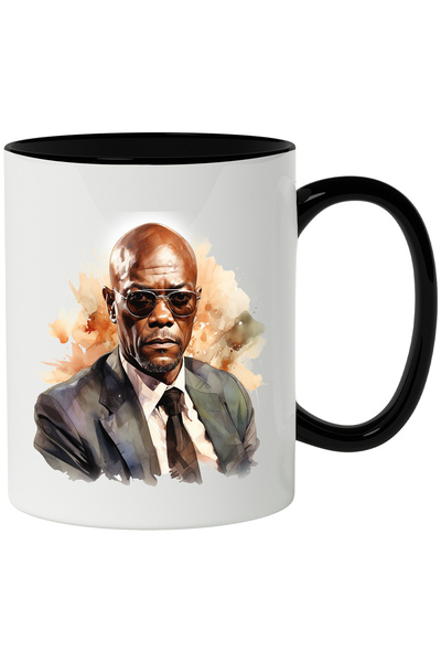 StoryGift Romania Cana Cu Samuel L. Jackson, Actor, Ochelari De Soare, Vedeta, Multicolor 330 Ml, , Cu ,stg