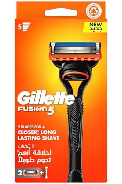 Gillette Fusion 5 Men's Razor 1 Handle + 2 Blades