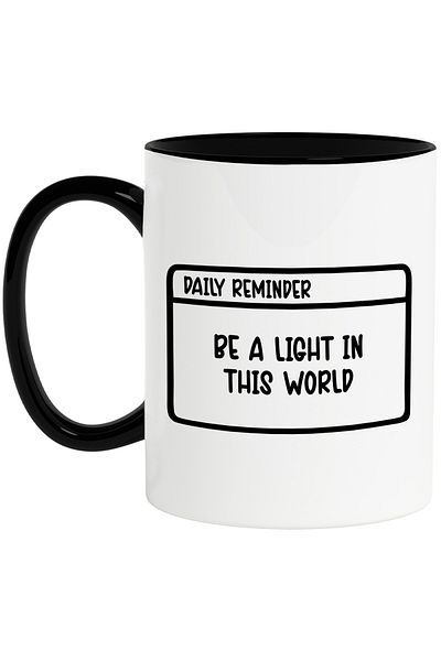 StoryGift Romania Cana Cu Mesaj In Engleza Care Te Indeamna Sa Fii O Lumina In Lumea Aceasta Cu Ma, Cu ,stg