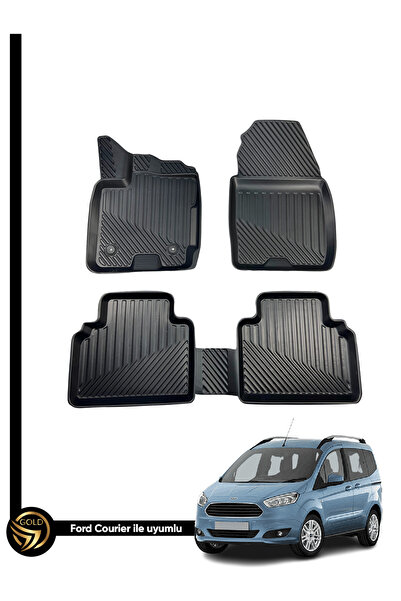 Black Gold Ford Courier Ile Birebir Uyumlu Ruins 3d Havuzlu Paspas