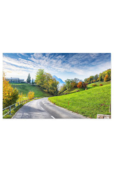 StoryGift Romania Tablou Canvas Vedere Minunata Asupra Suburbiei Stansstad, E...