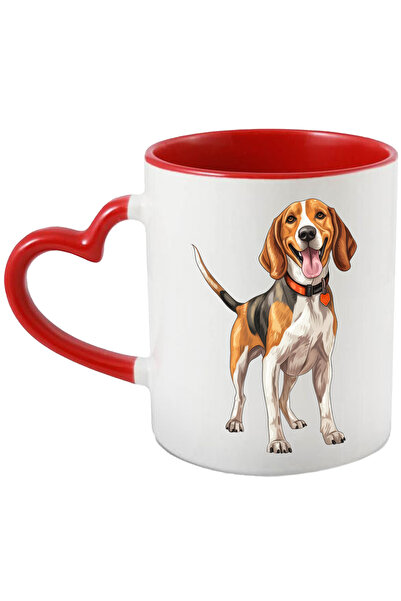 StoryGift Romania Cana Cu Un Catel Jucaus | Ilustratie | Coada Ridicata | Zga...