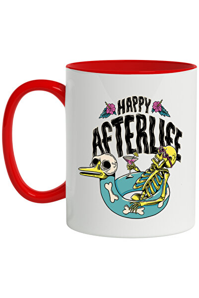 StoryGift Romania Cana Cu Mesaj In Engleza Happy Afterlife, Schelet, Rata, Ba...