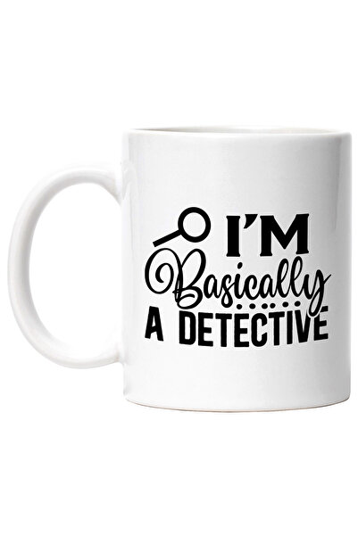 StoryGift Romania Cana Cu O Lupa Si Mesajul "i'm Basically A Detective" - Pra...