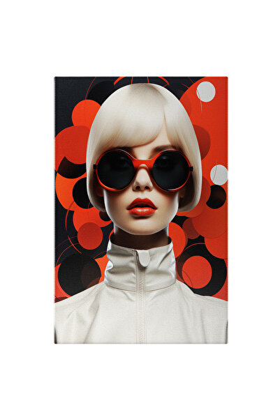 StoryGift Romania Tablou Canvas: Portret De Femeie Stilizata Si Moderna - Par...