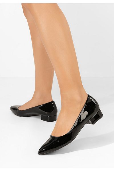 B T Shoes Pantofi Cu Toc Mic Melysa Negri