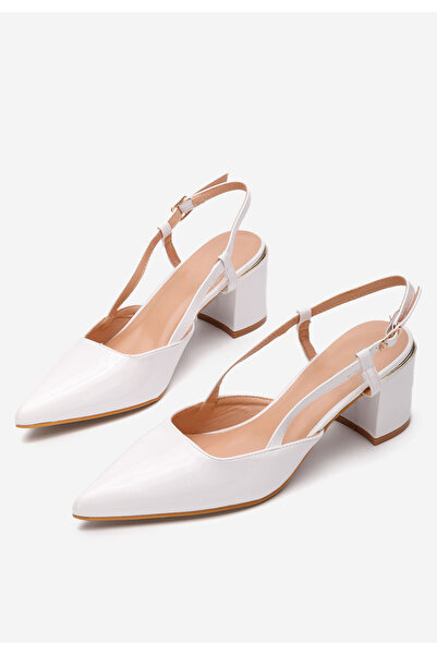 B T Shoes Marla Slingback Shoes White