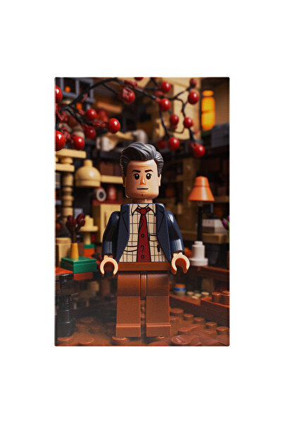 StoryGift Romania Tablou Canvas: Lego Figurina In Gradina Langa Copac Cu Pant...