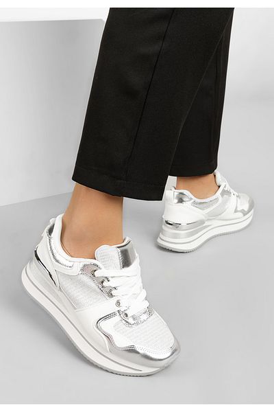 B T Shoes Sneakers Cu Platformă Daisie Argintii